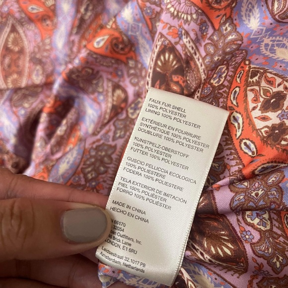 Free People Helena Shearling Coat size Large - Picture 10 of 10